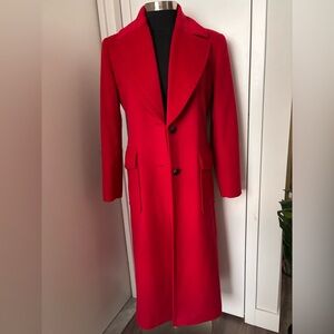 Red Wool Coat